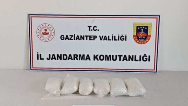 Gaziantep’te 5 kilogram uyuşturucu ele geçirildi