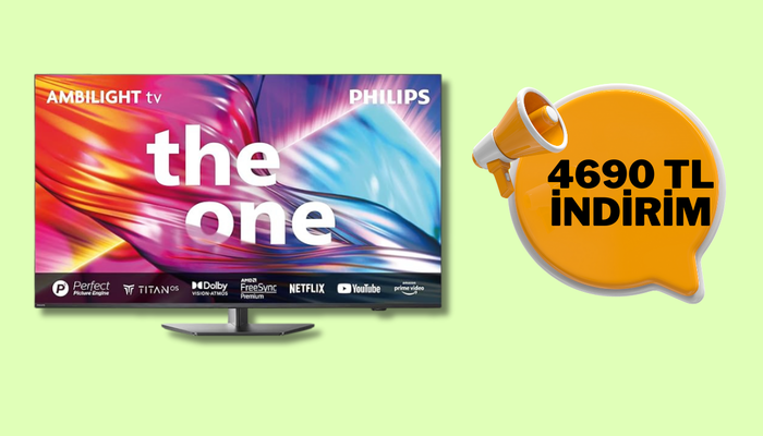 Philips The One Ambilight TV Gülümseten Kasım’a özel indirime girdi