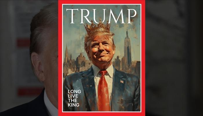 Trump kendini bu görselle “kral” ilan ederek ABD’yi karıştırdı! New York Valisi isyan etti: “Yasal yollara başvurduk”