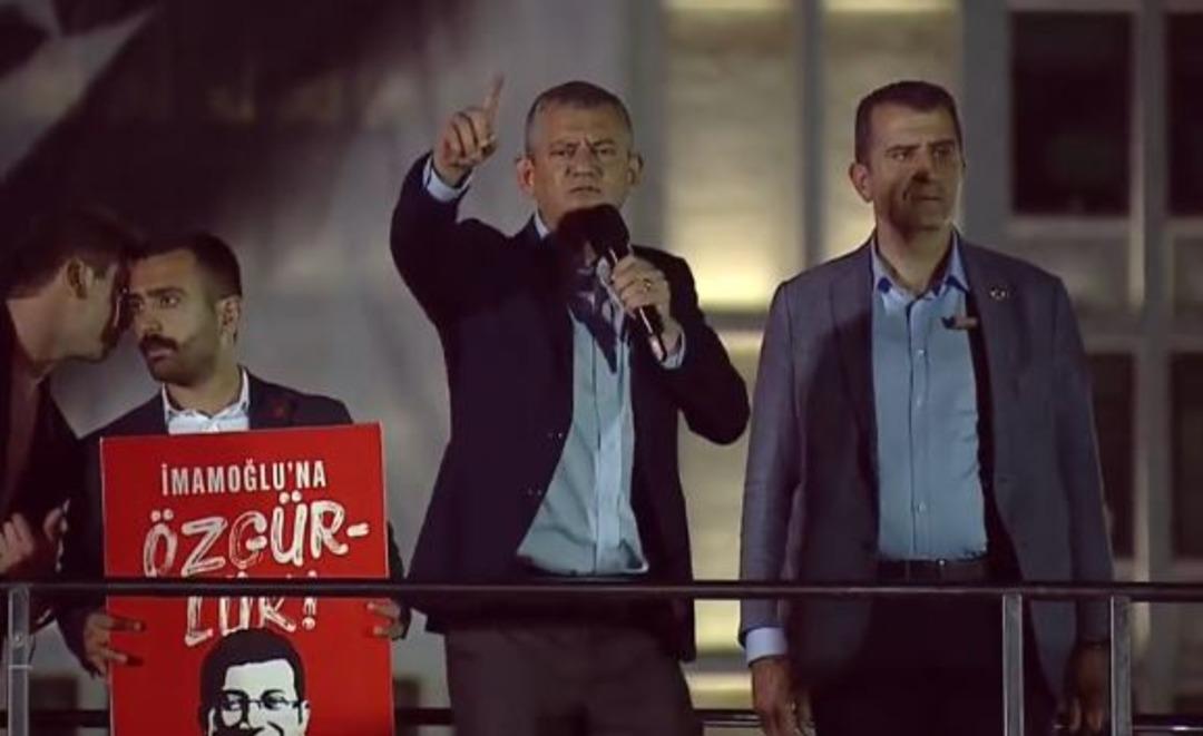 Özgür Özel, CHP'nin Saraçhane etkinliğiyle konuştu: 