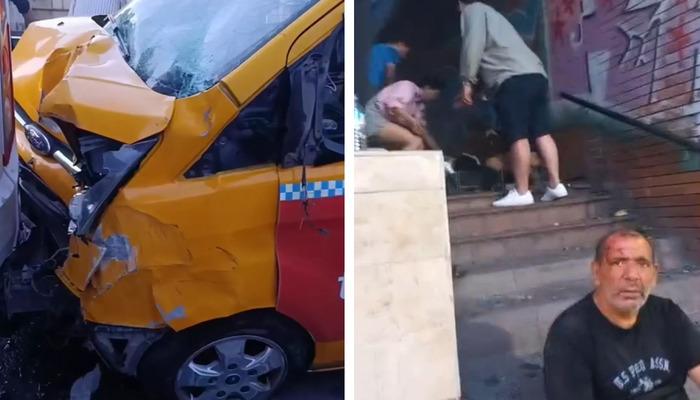 Beyoğlu’nda minibüs otobüse çarptı: 2’si ağır 5 yaralı