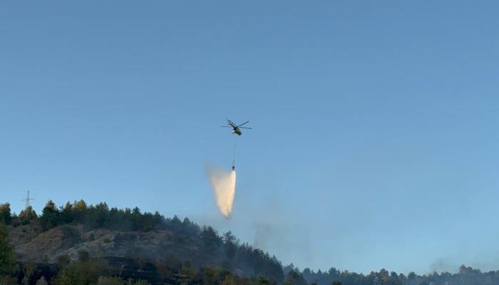 Karabük’te yangın 3 saatte kontrol altına alındı