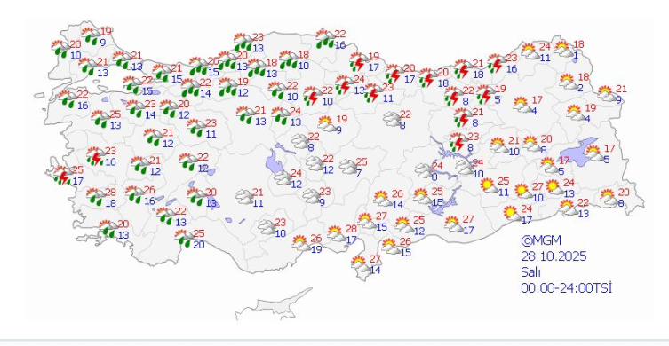 Soğuk hava dalgası geliyor, yağmurlar kuvvetleniyor