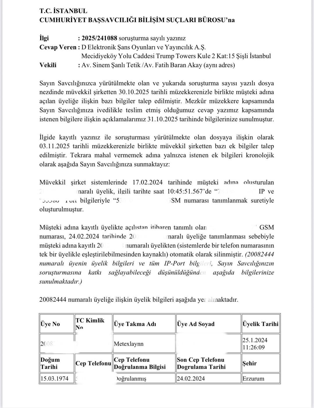 Zorbay Küçük'ten bahis sitelerinden savcılığa yanıt! Kumar oynadığı söylendi... Telefon ve banka bilgilerinin başkasına ait olduğu ortaya çıktı! 2