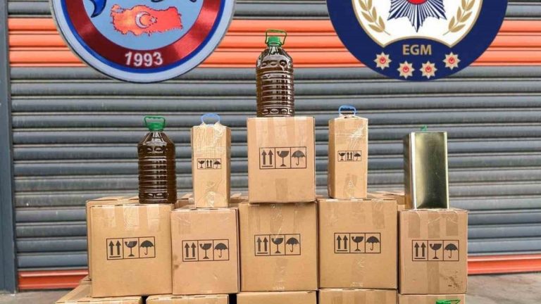 Polis ekipleri yakaladı, sahte yağlara el konuldu