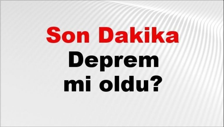 Balıkesir’de Deprem İhtimali: Son Gelişmeler ve Detaylar 6 Aralık 2025