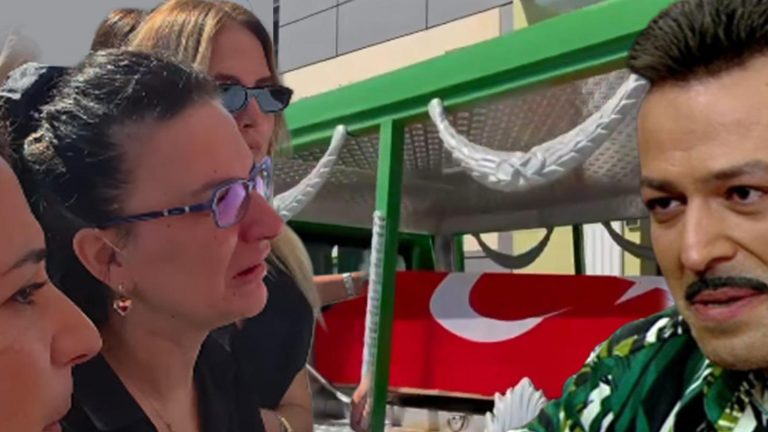 Serhat Mustafa Kılıç’a son veda: Özlem Esmergül’ün gözyaşları…